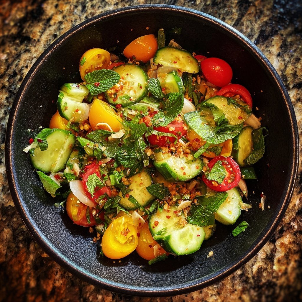 Grill Beilagen Salat Mit Gurke