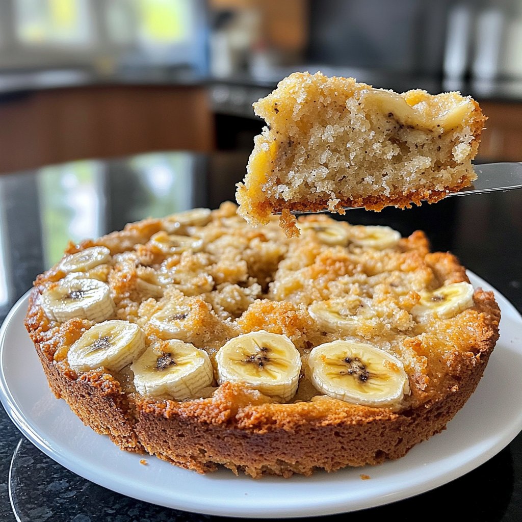 Saftiger Bananenkuchen ohne Zucker