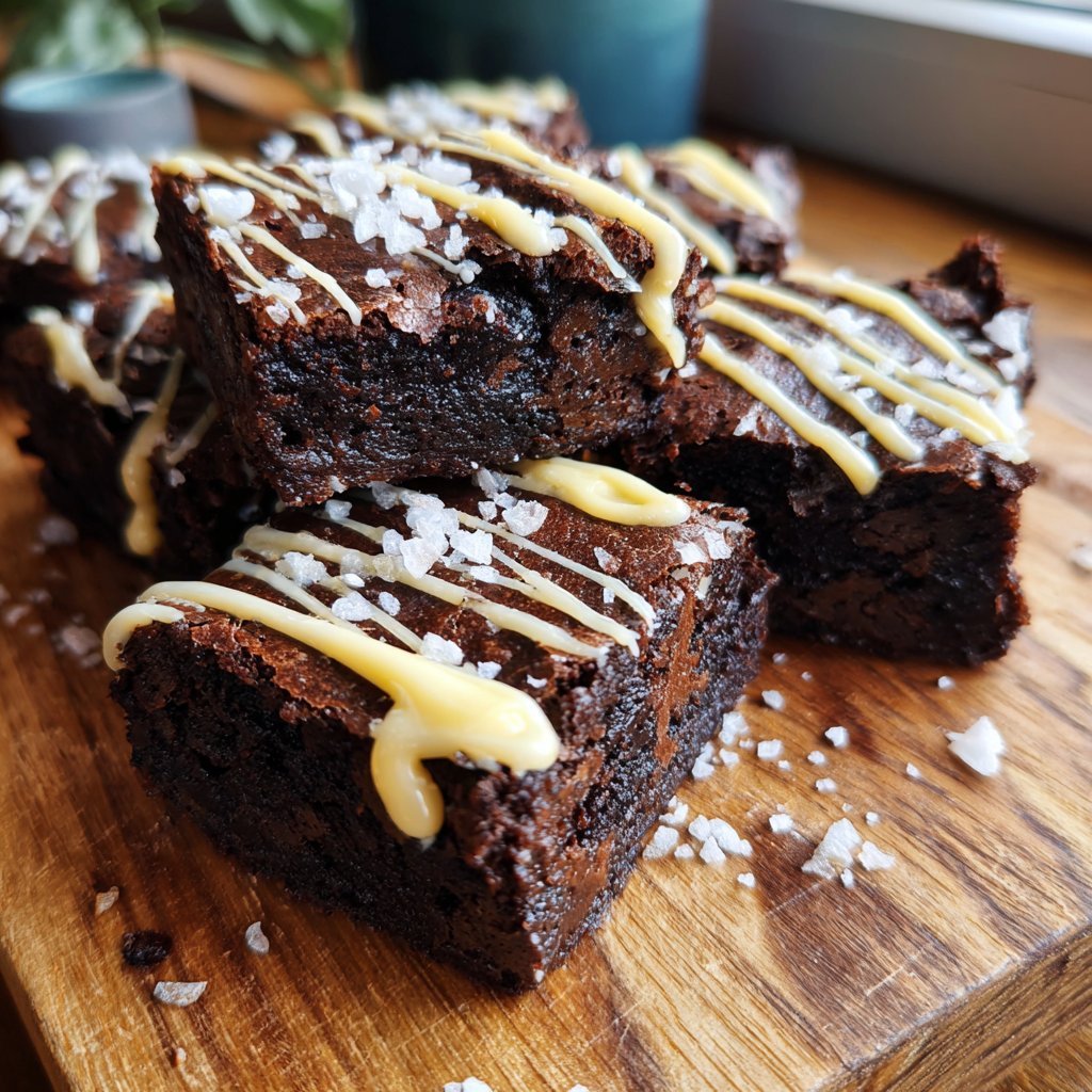 Brownies mit weißer Schokolade