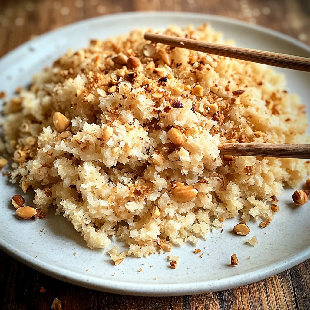 Gebratener Reis mit Erdnüssen