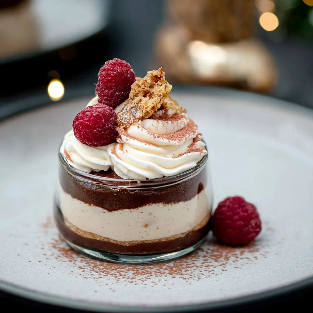 Schokomousse mit Spekulatiussahne