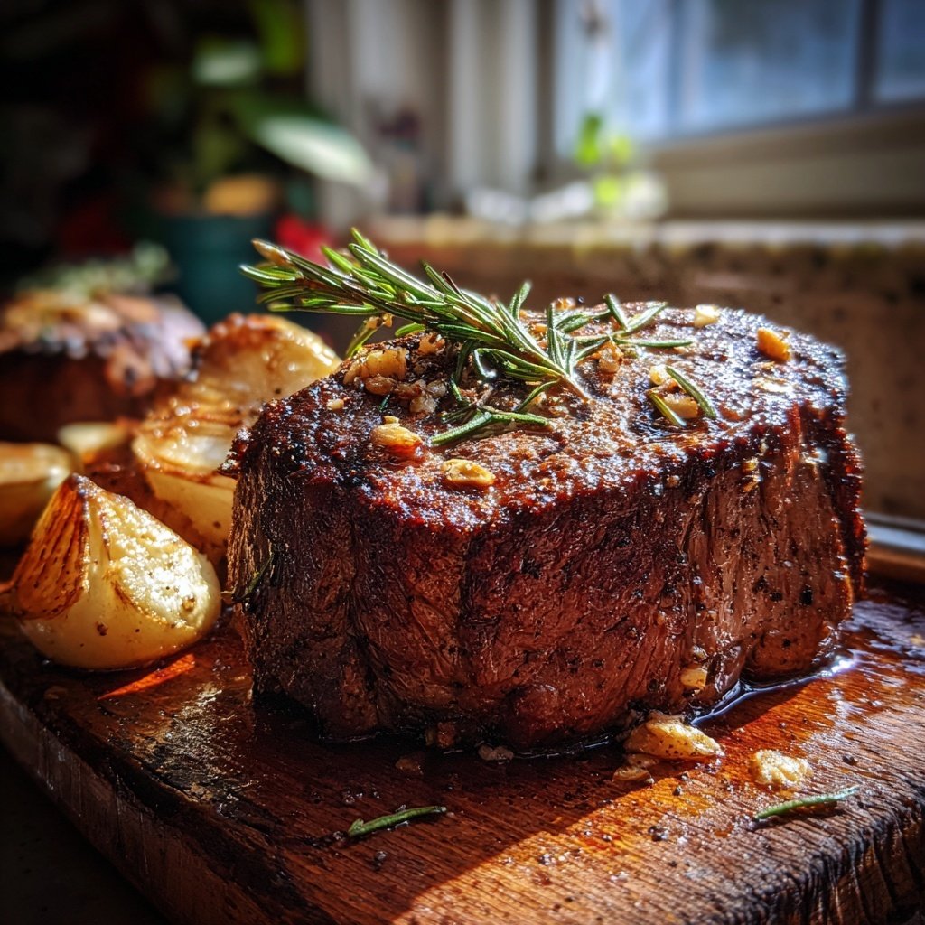 Gegrilltes Rinderfilet Mit Rosmarin