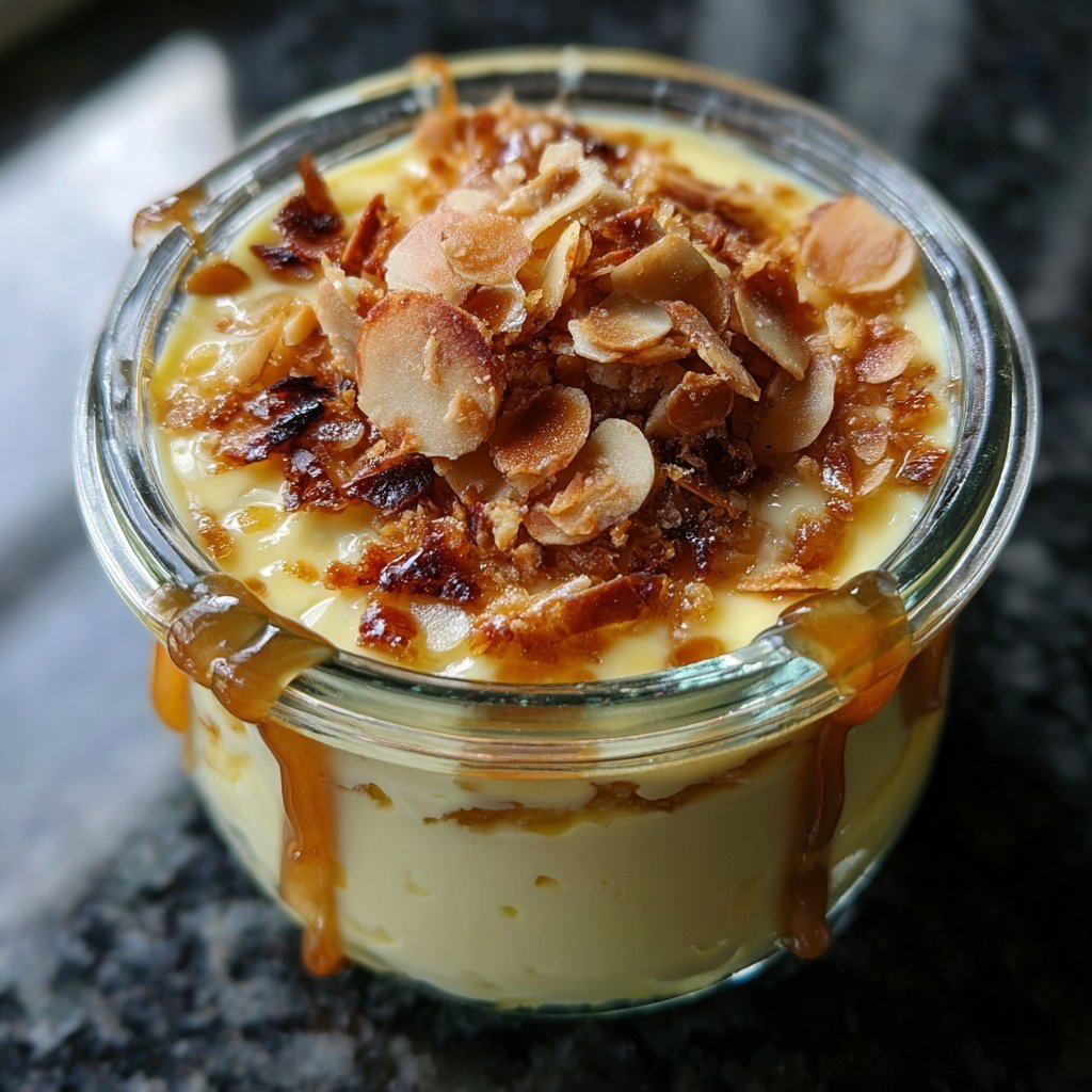 Bienenstich-Dessert im Glas