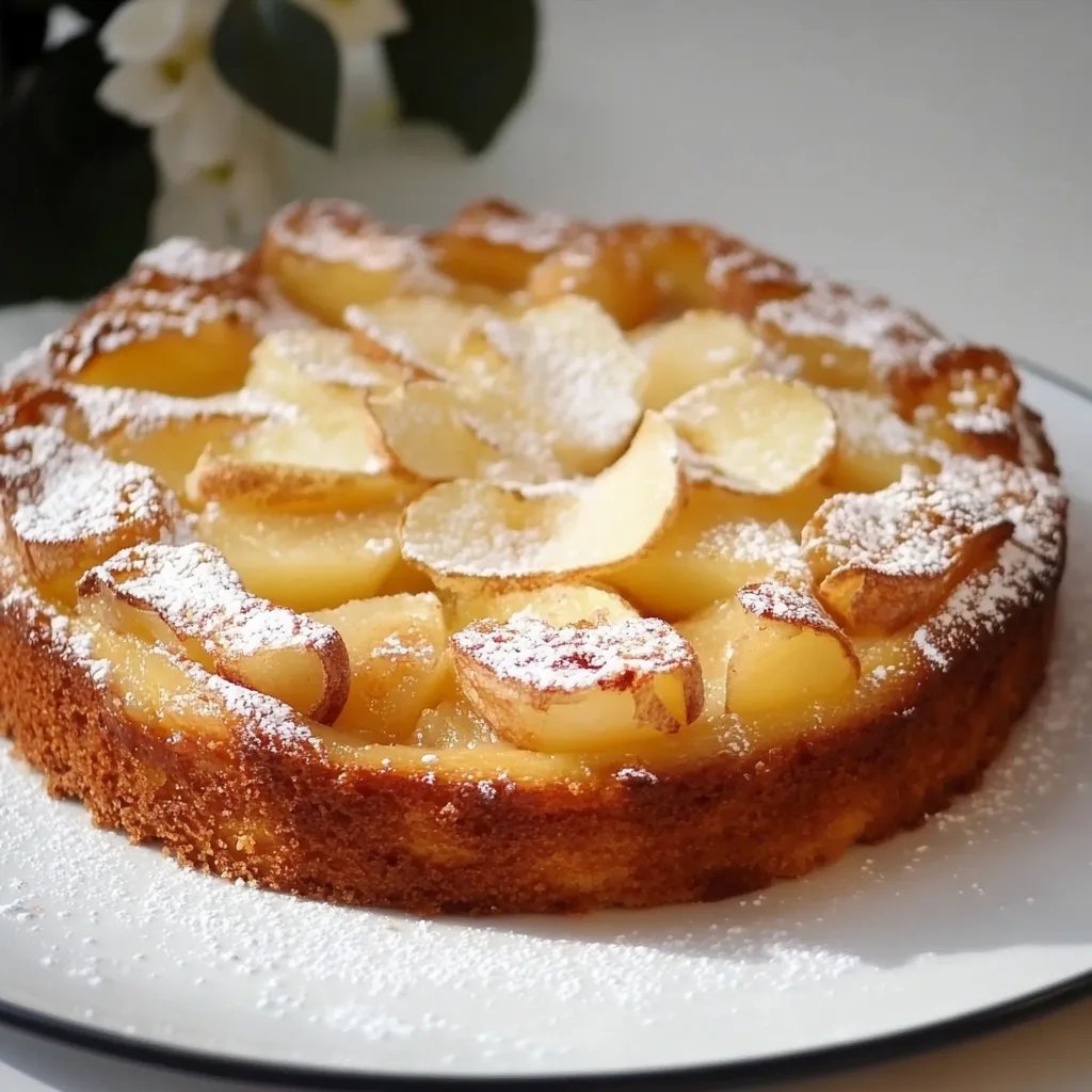 Apfel Marzipan Kuchen