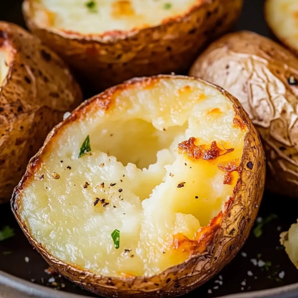 Perfekte knusprige Backkartoffeln ganz einfach mit der Air Fryer