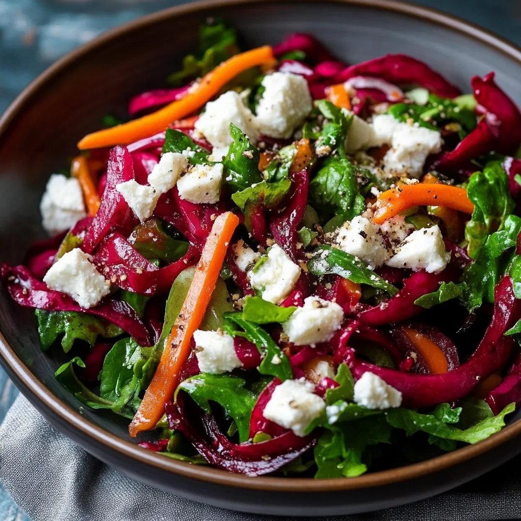Rote-Bete-Salat mit Feldsalat
