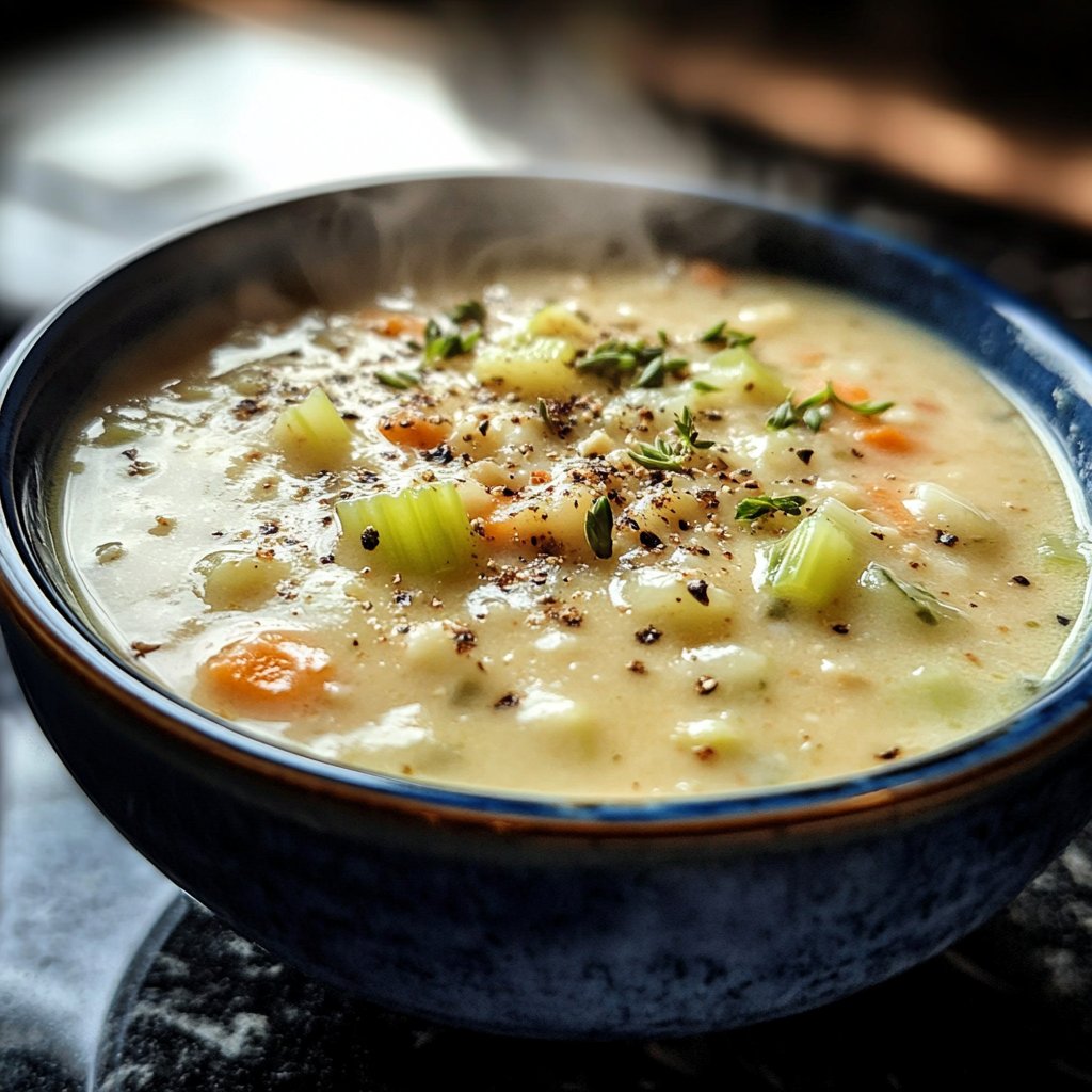 Linsensuppe mit Sellerie