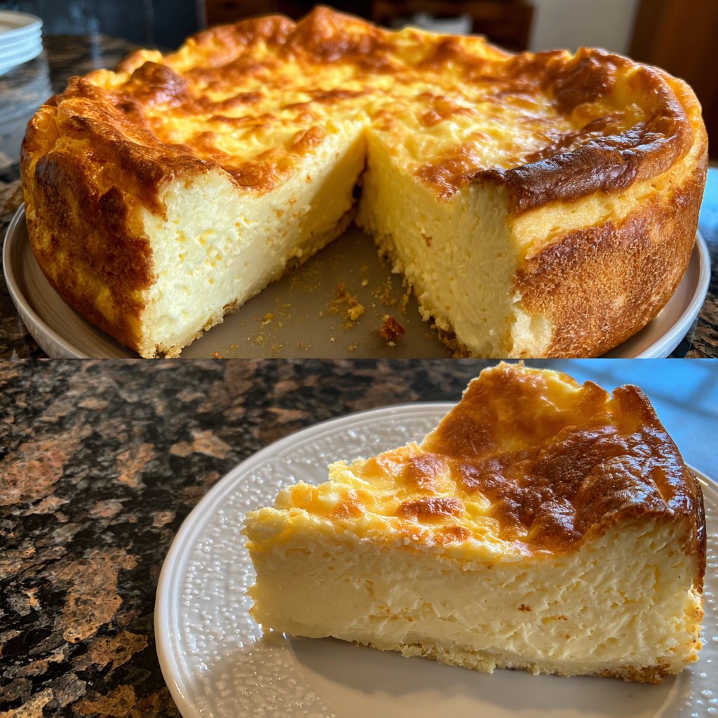 Käsekuchen klassisch gebacken
