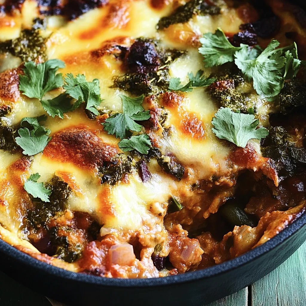 Linsen-Grünkohl-Moussaka