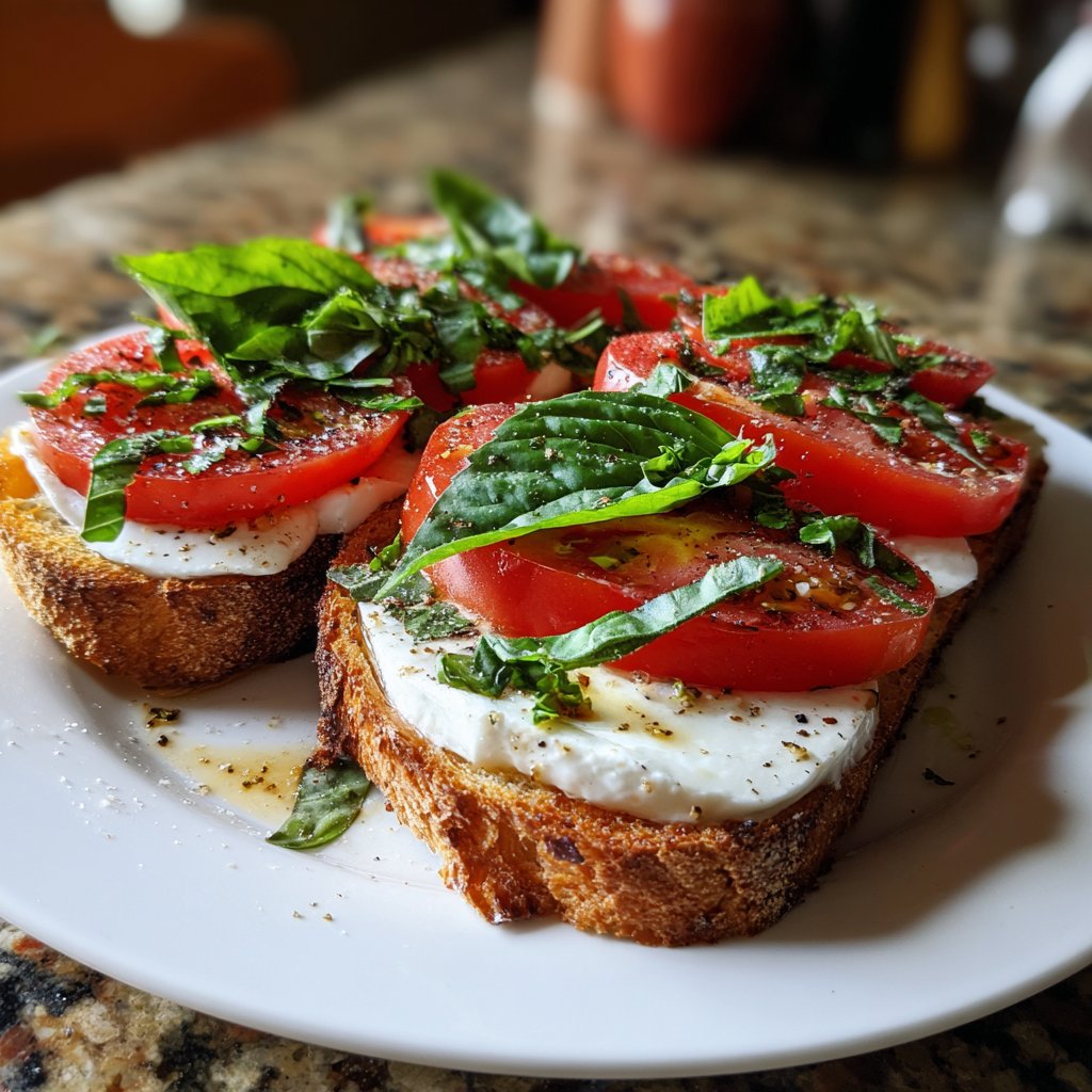 Caprese mit Büffelmozzarella