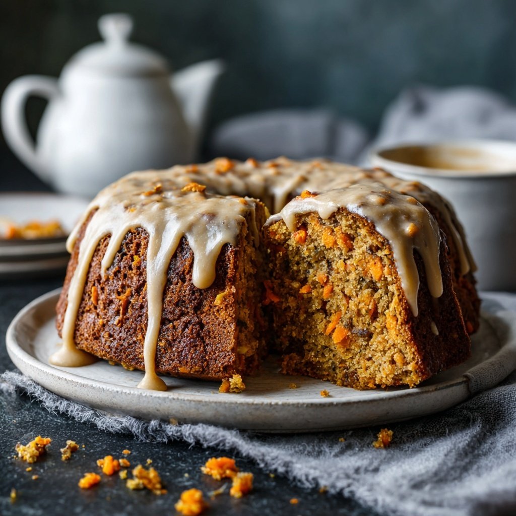 Karottenkuchen Mit Zimt Glasur