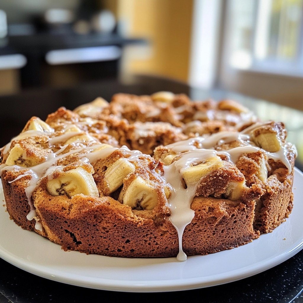 Bananenkuchen aus reifen Bananen