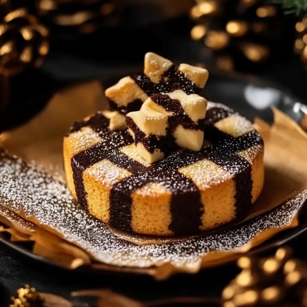 Schwarz-weiße Weihnachtsplätzchen