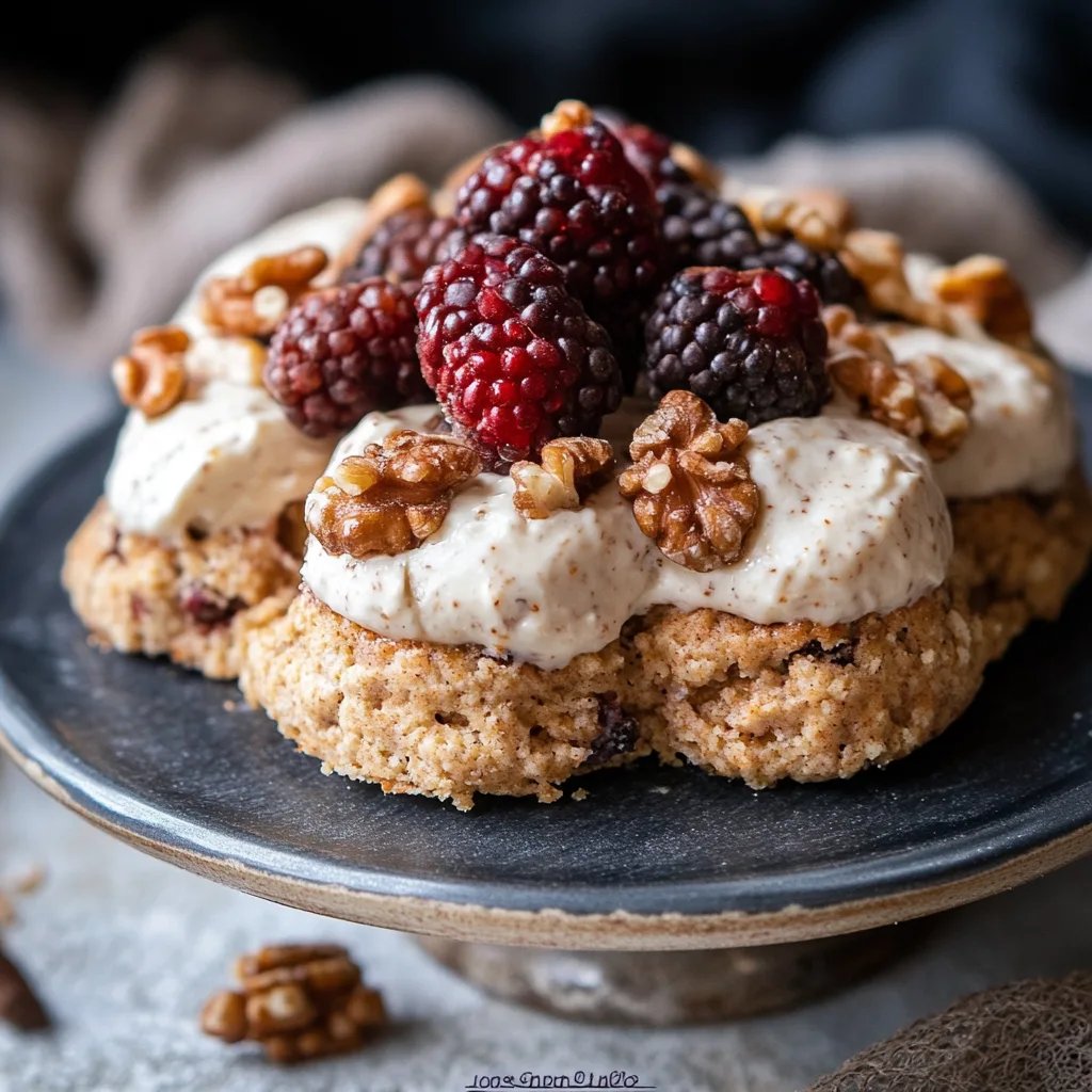 Saftige Walnussmakronen