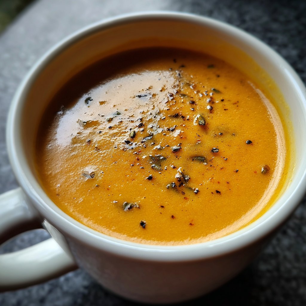 Kürbissuppe cremig ohne Sahne